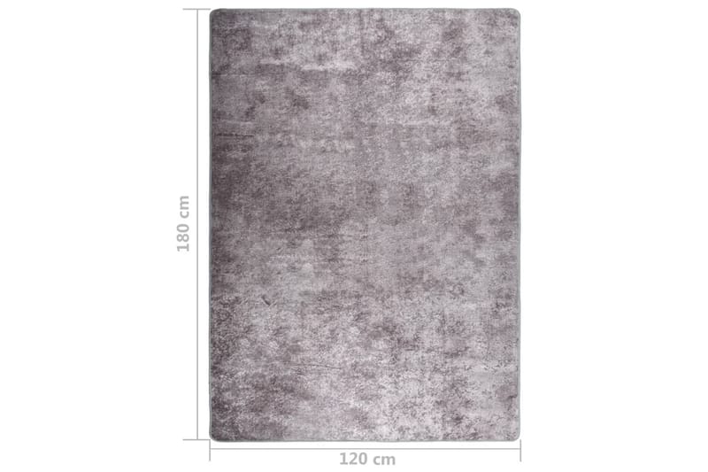 Matta tvättbar 120x180 cm grå halkfri - Grå - Textilier & mattor - Mattor - Utomhusmattor - Plastmattor