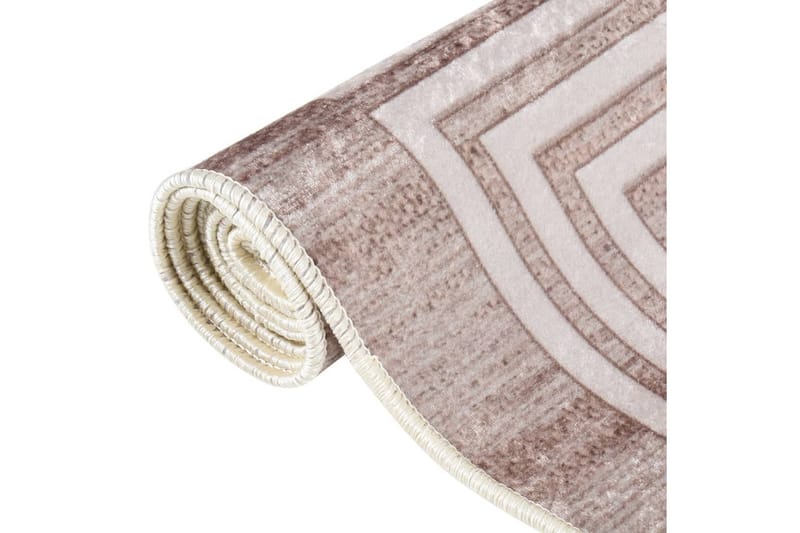 Matta tvättbar 160x230 cm beige halkfri - Beige - Textilier & mattor - Mattor - Utomhusmattor - Plastmattor