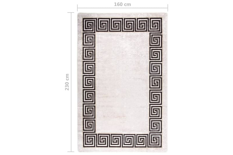 Matta tvättbar 160x230 cm ljusbeige halkfri - Beige - Textilier & mattor - Mattor - Utomhusmattor - Plastmattor