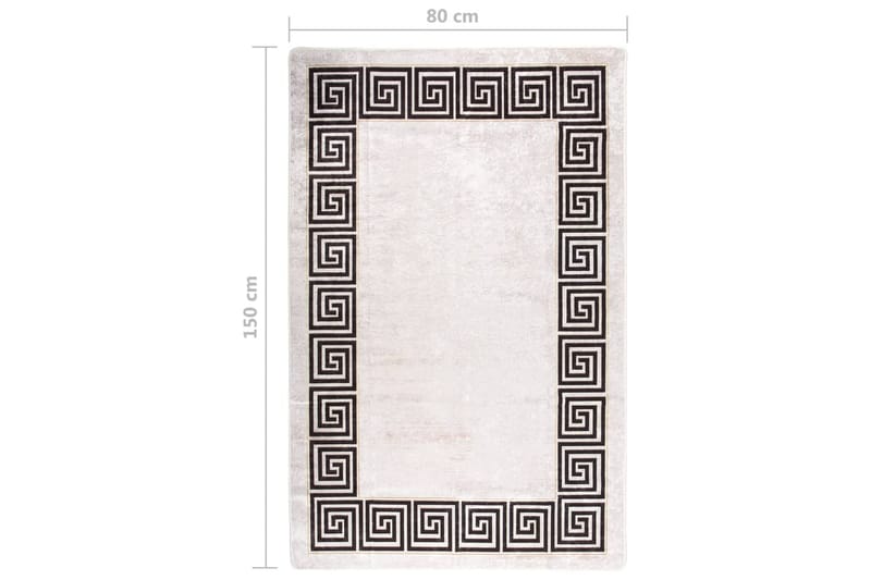 Matta tvättbar 80x150 cm ljusbeige halkfri - Beige - Textilier & mattor - Mattor - Utomhusmattor - Plastmattor