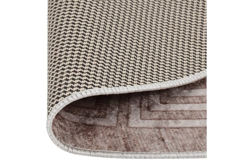 Matta tvättbar Ï†120 cm beige halkfri - Beige - Textilier & mattor - Mattor - Utomhusmattor - Plastmattor