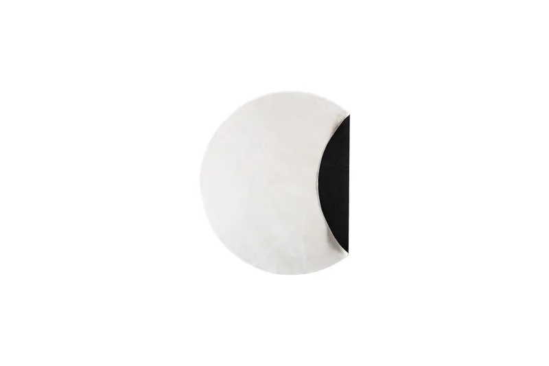 Nixie Plastmatta 200 cm Rund - Vit - Textilier & mattor - Mattor - Utomhusmattor - Balkongmatta