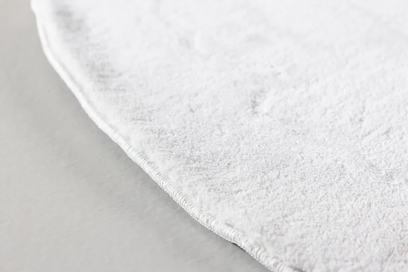 Nixie Plastmatta 200 cm Rund - Vit - Textilier & mattor - Mattor - Utomhusmattor - Plastmattor