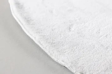 Nixie Plastmatta 200 cm Rund - Vit - Textilier & mattor - Mattor - Modern matta - Friezemattor
