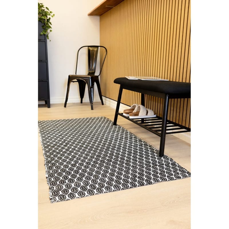 Plastmatta Hilma Link - 150x220 cm, Svart - Textilier & mattor - Mattor - Utomhusmattor - Plastmattor