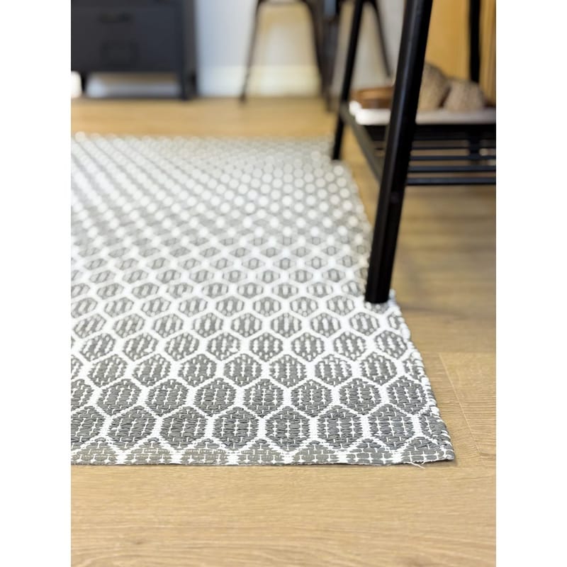 Plastmatta Hilma Link - 70x150 cm, Grå - Textilier & mattor - Mattor - Utomhusmattor - Plastmattor