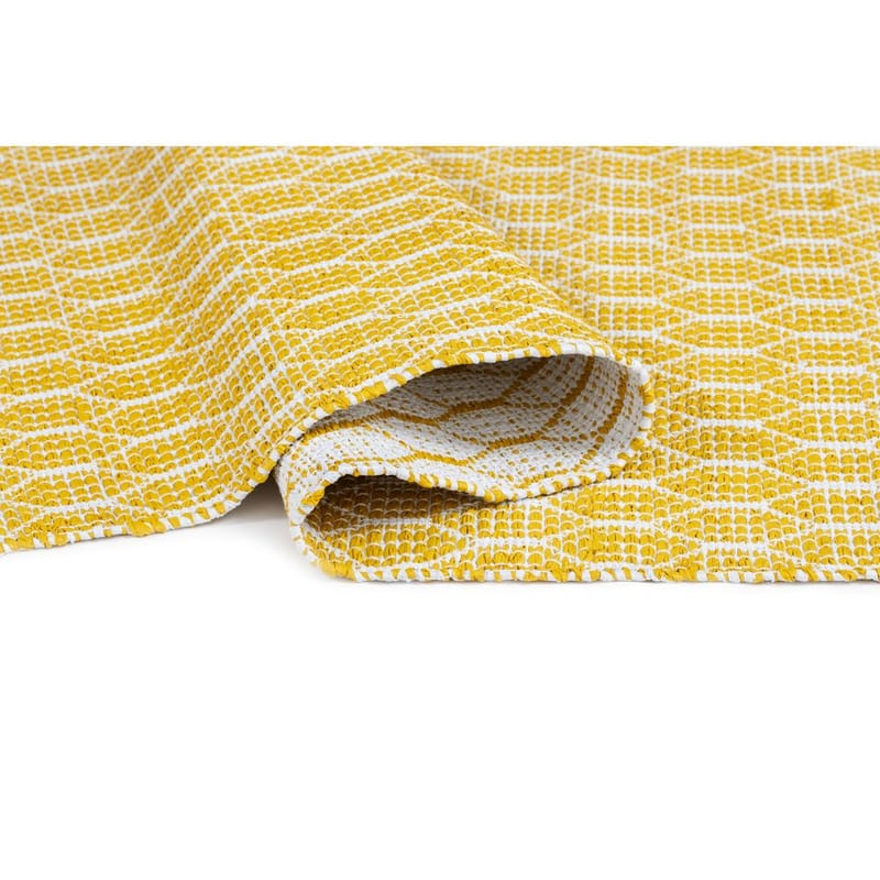 Plastmatta Hilma Link - 70x150 cm, Gul - Textilier & mattor - Mattor - Utomhusmattor - Plastmattor