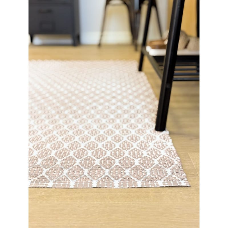 Plastmatta Hilma Link - 70x150 cm, Rosa - Textilier & mattor - Mattor - Utomhusmattor - Plastmattor