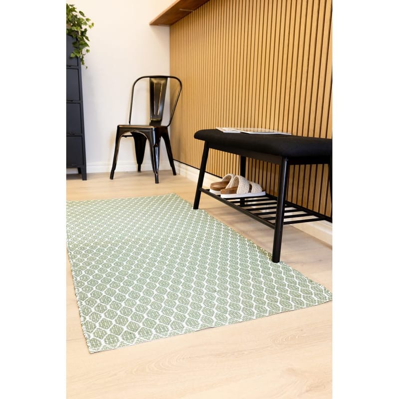 Plastmatta Hilma Link - 70x200 cm, Grön - Textilier & mattor - Mattor - Utomhusmattor - Plastmattor