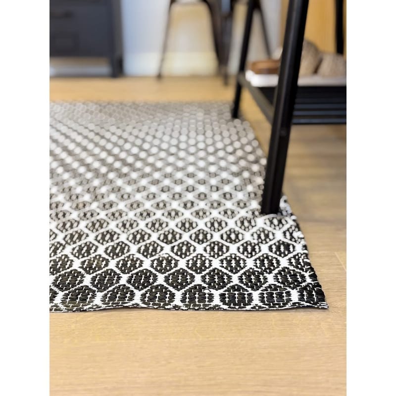 Plastmatta Hilma Link - 70x300 cm, Svart - Textilier & mattor - Mattor - Utomhusmattor - Plastmattor