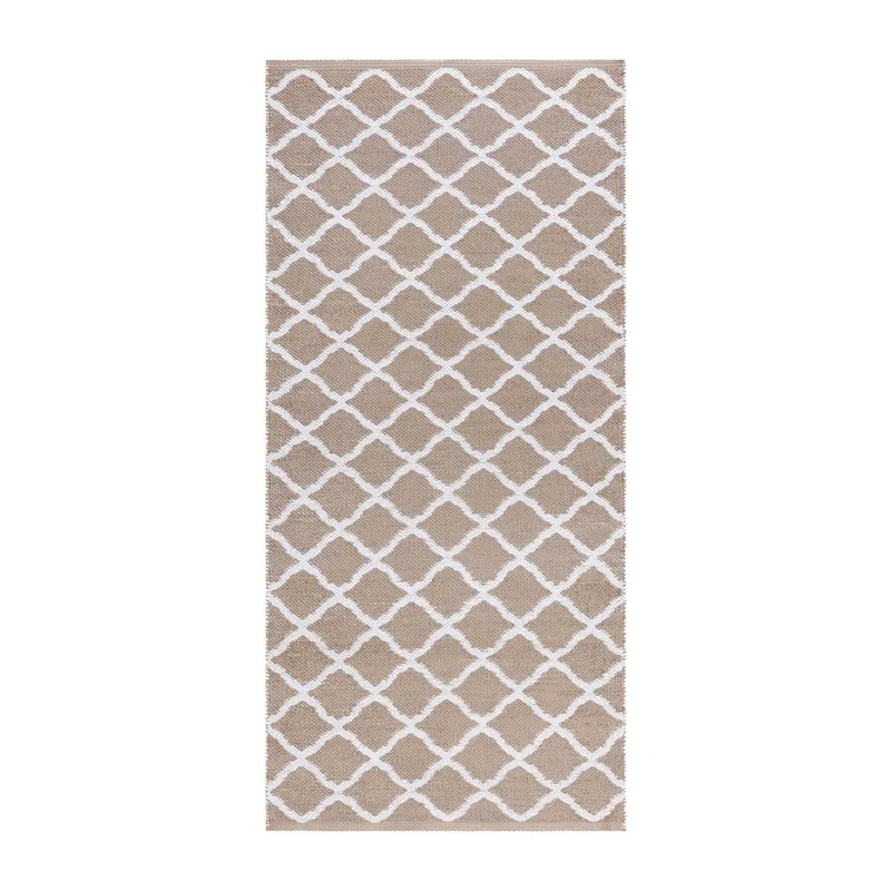 Plastmatta Hilma Wave, 150x220 cm, Linne