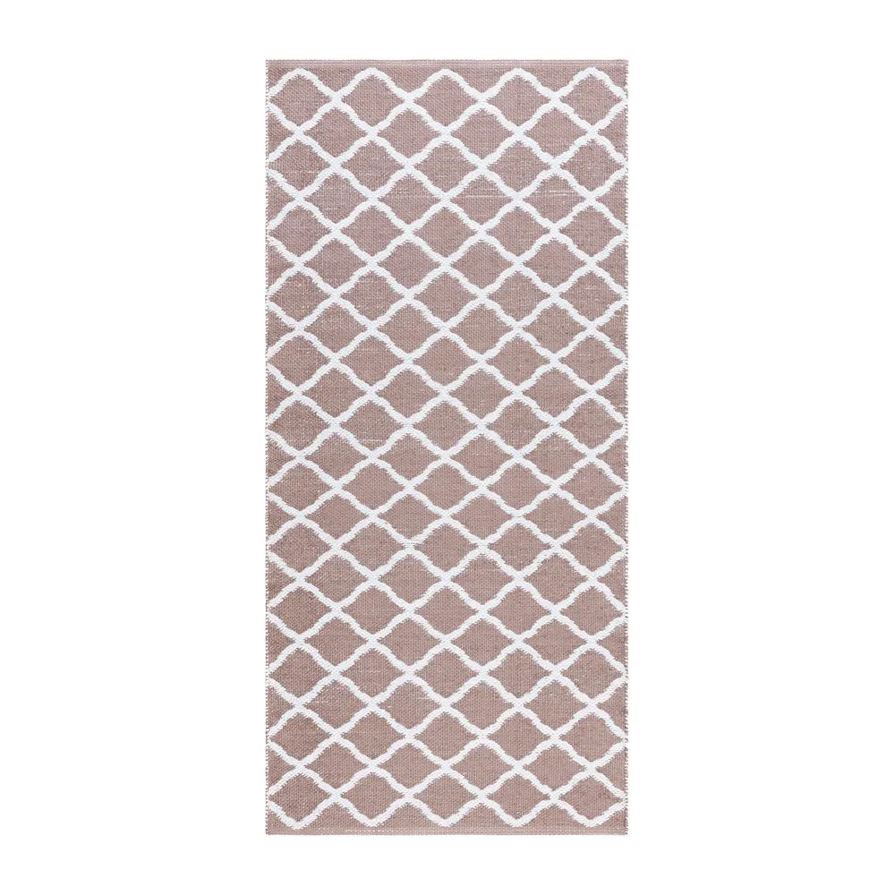 plastmatta hilma wave - 150x220 cm, rosa
