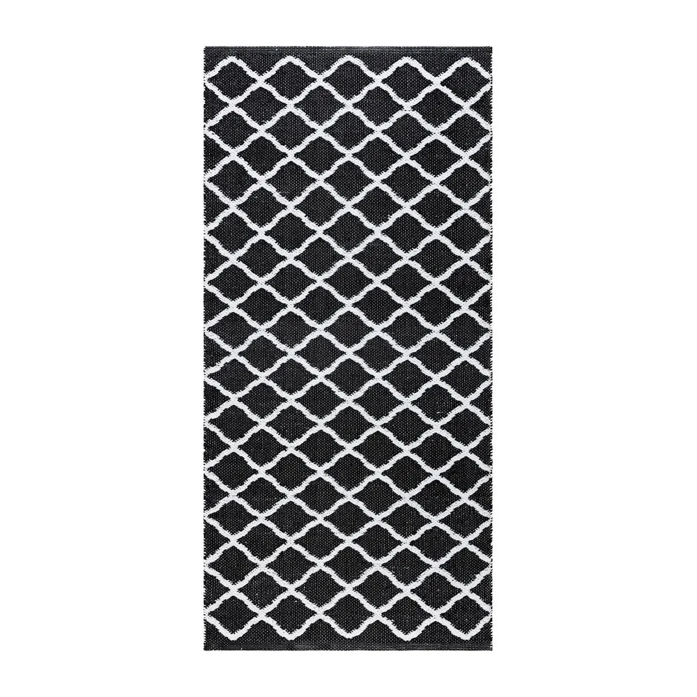 plastmatta hilma wave - 150x220 cm, svart