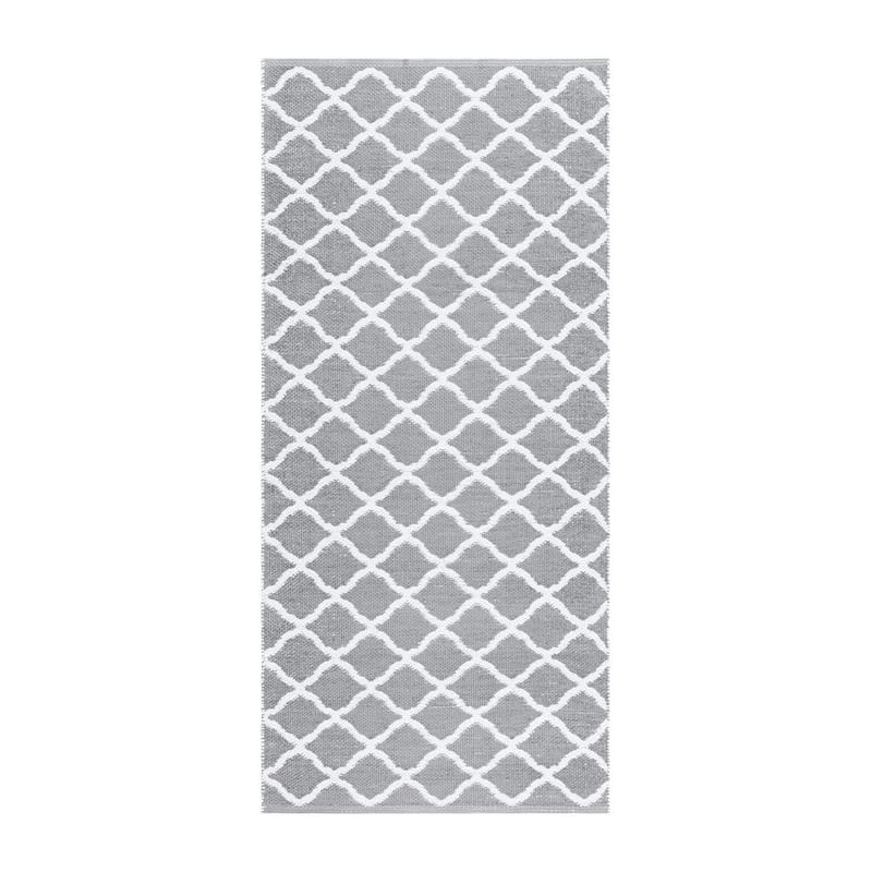 Plastmatta Hilma Wave, 70x150 cm, Grå
