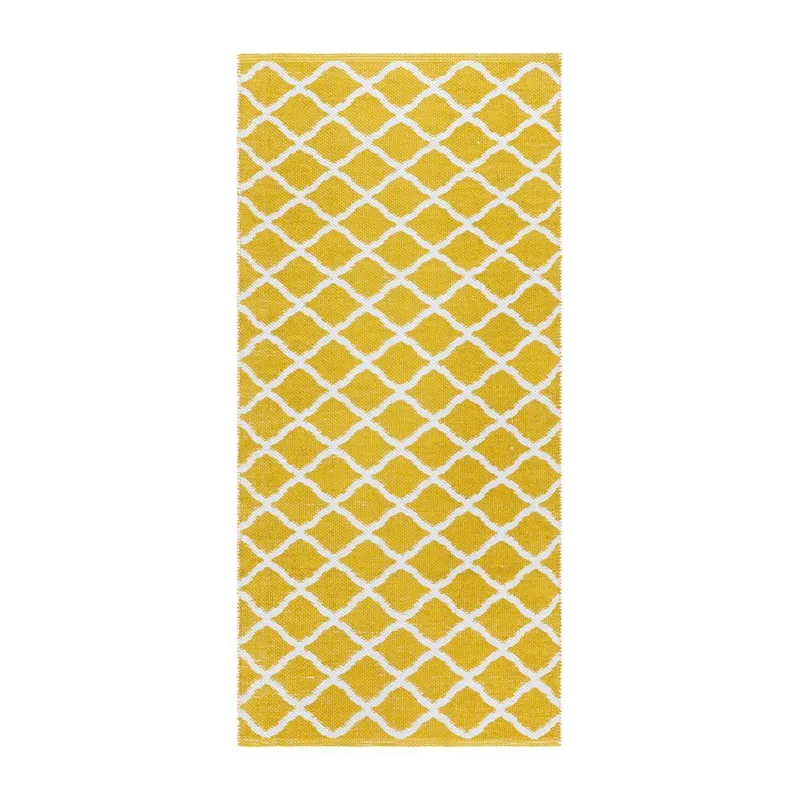 Plastmatta Hilma Wave, 70x150 cm, Gul