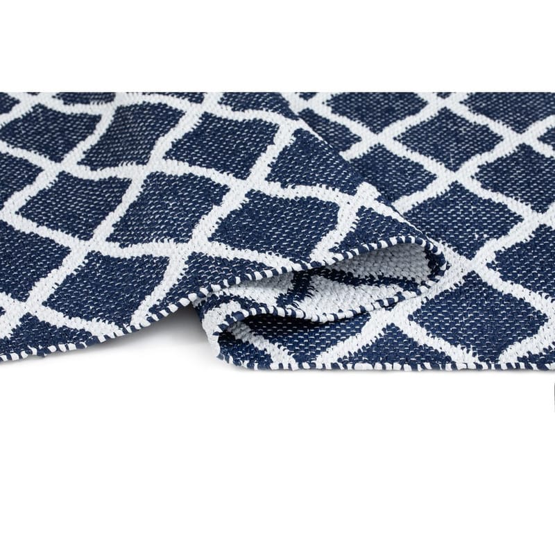 Plastmatta Hilma Wave - 70x200 cm, Blå - Textilier & mattor - Mattor - Utomhusmattor - Plastmattor