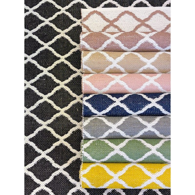 Plastmatta Hilma Wave - 70x250 cm, Rosa - Textilier & mattor - Mattor - Utomhusmattor - Plastmattor