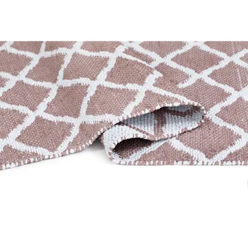 Plastmatta Hilma Wave - 70x250 cm, Rosa - Textilier & mattor - Mattor - Modern matta - Friezemattor