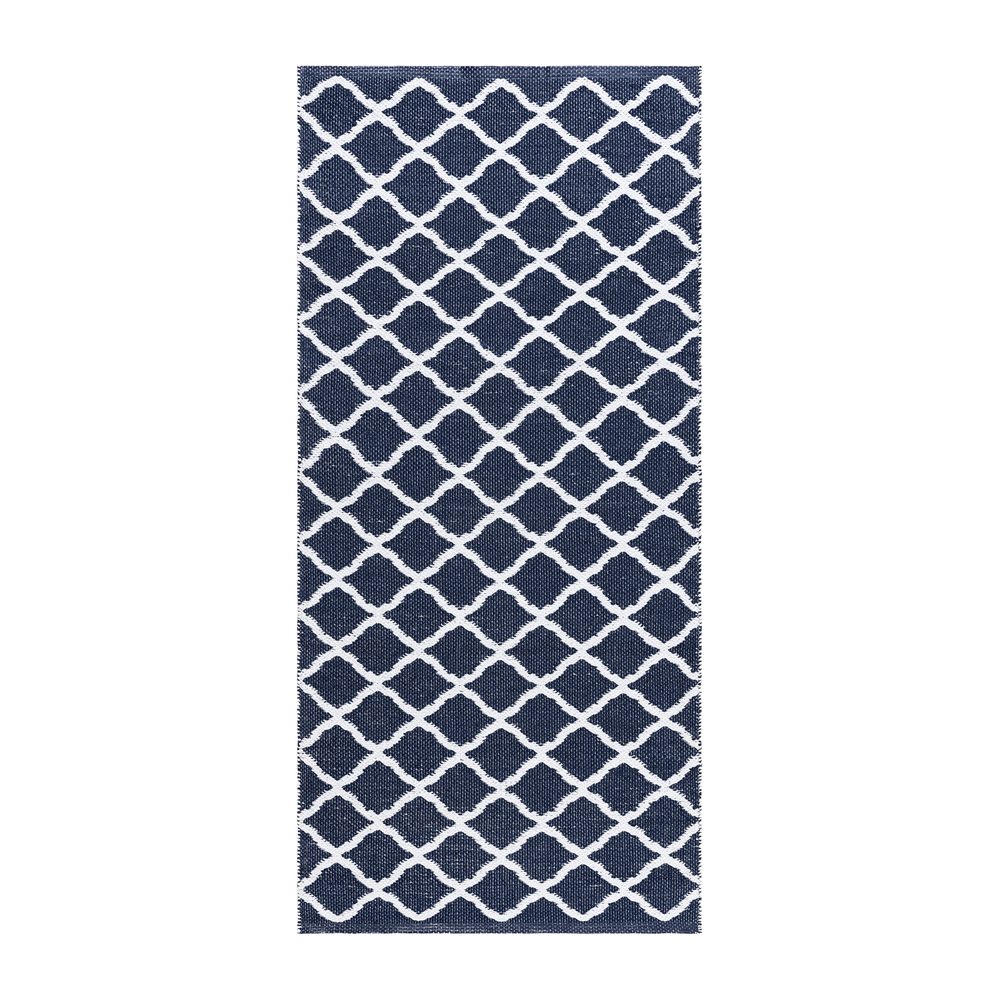 plastmatta hilma wave - 70x300 cm, blå