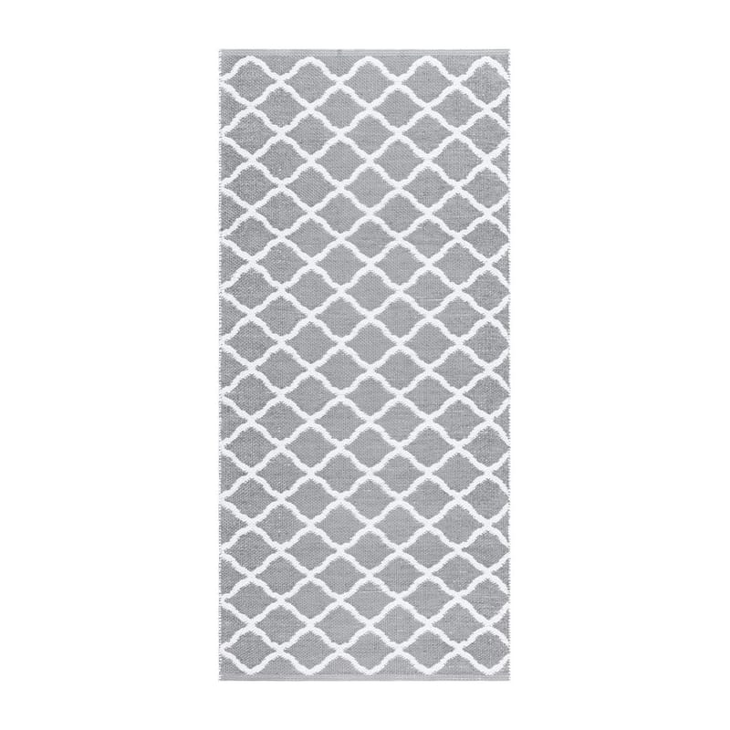 Plastmatta Hilma Wave, 70x300 cm, Grå