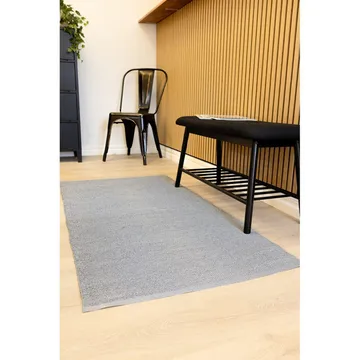 Plastmatta Hilma Plain - 70x250 cm, Grå - Textilier & mattor - Mattor - Modern matta - Friezemattor