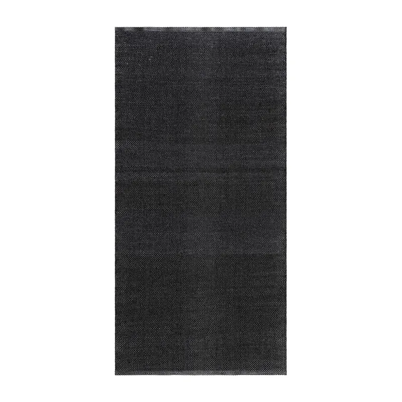 Plastmatta Hilma Plain, 150x220 cm, Svart