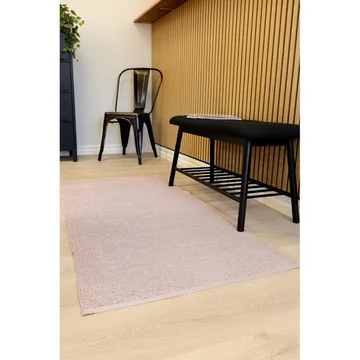 Plastmatta Hilma Plain - 70x150 cm, Rosa - Textilier & mattor - Mattor - Modern matta - Friezemattor