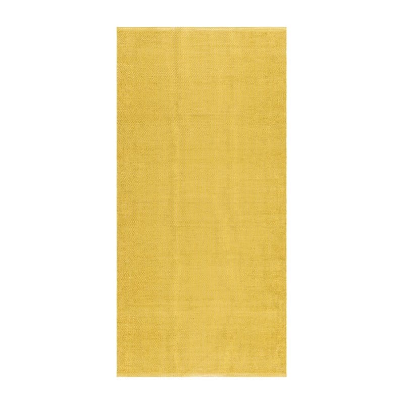 Plastmatta Hilma Plain, 150x220 cm, Gul