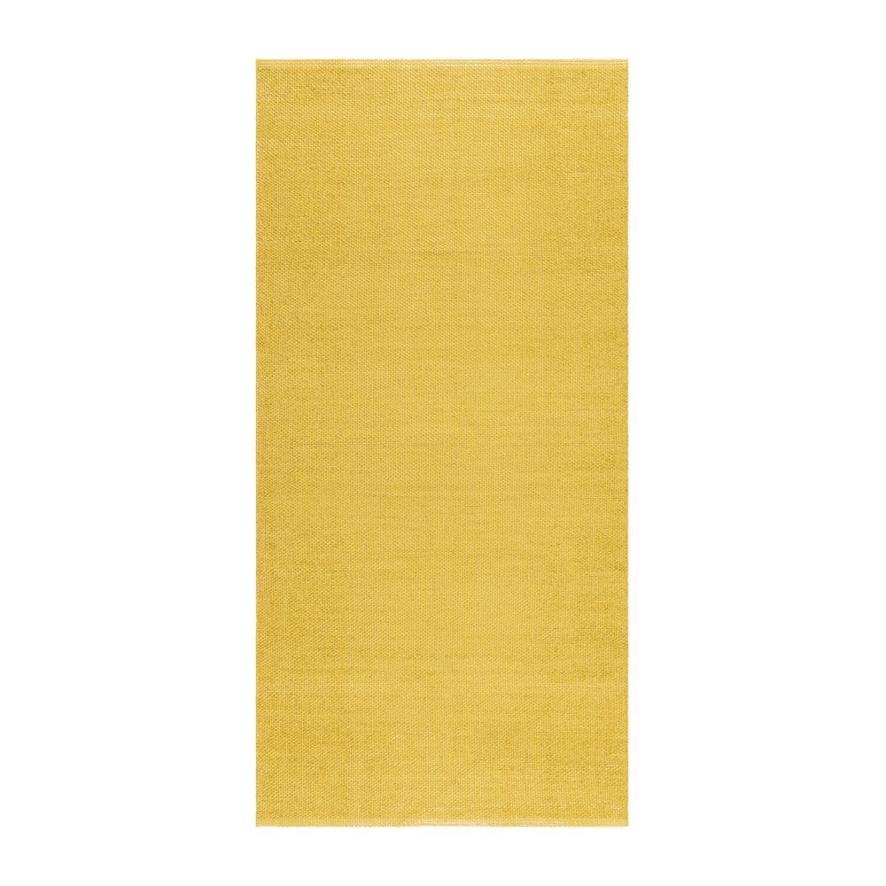 Plastmatta Hilma Plain - 150x220 cm, Gul