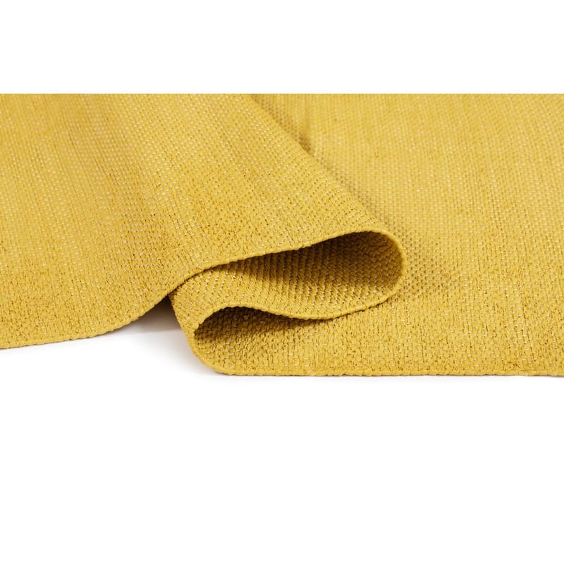 Plastmatta Hilma Plain - 150x220 cm, Gul - Textilier & mattor - Mattor - Utomhusmattor - Plastmattor