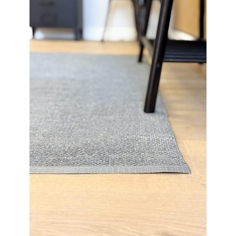 Plastmatta Hilma Plain - 70x150 cm, Grå - Textilier & mattor - Mattor - Utomhusmattor - Plastmattor