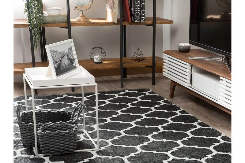 Aladana Matta 140|200 cm - Svart - Textilier & mattor - Mattor - Utomhusmattor - Plastmattor