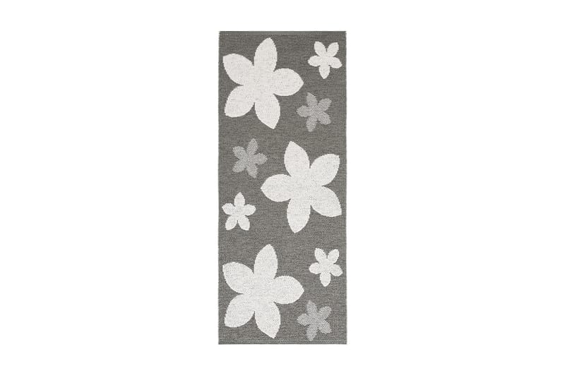 FLOWER Plastmatta 150x250 Vändbar PVC Grå - Horredsmattan - Små mattor - Plastmattor