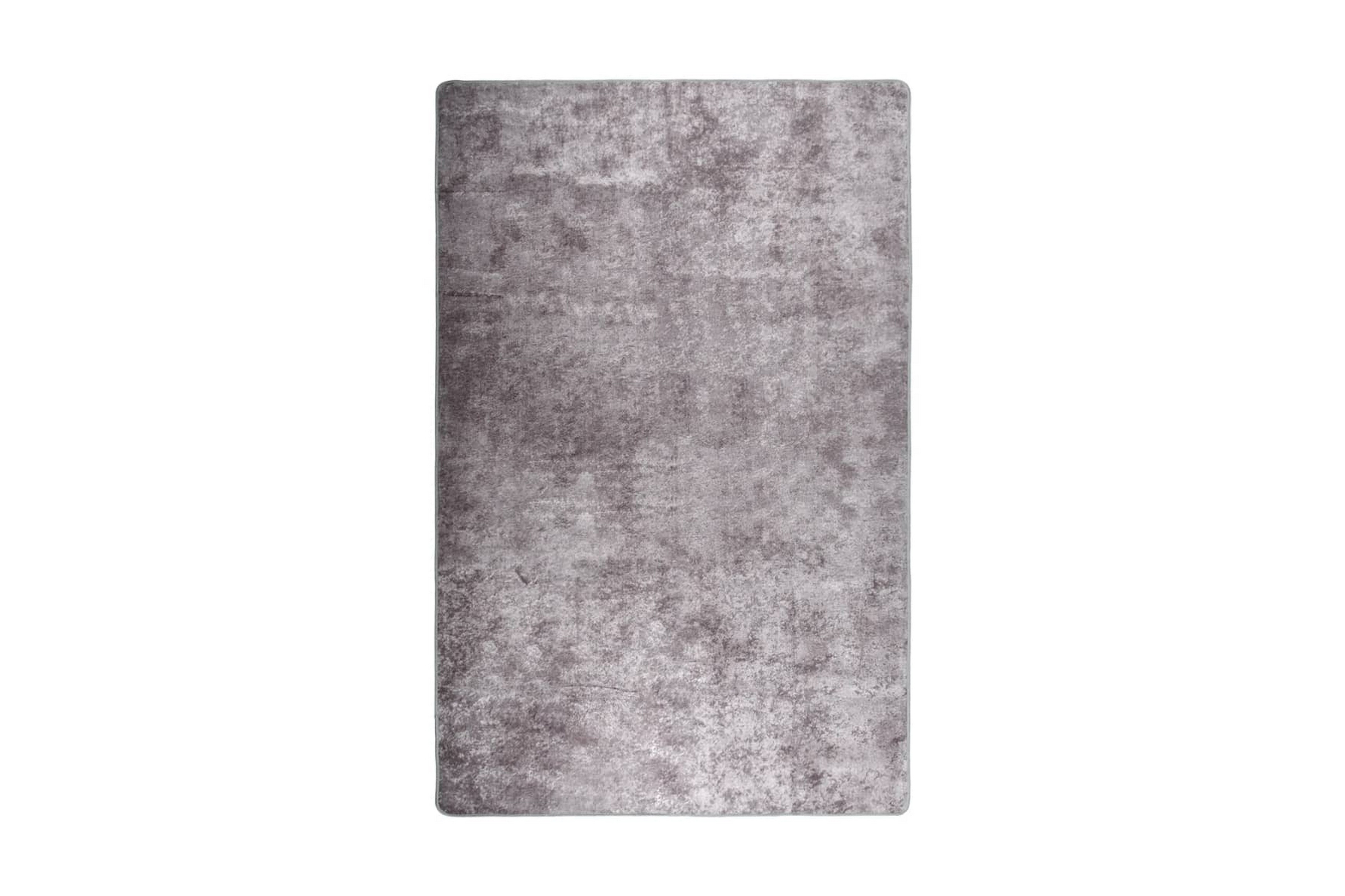 Matta tvättbar 80×150 cm grå halkfri – Grå