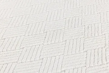 Todd Plastmatta 160x230 cm - Vit - Textilier & mattor - Mattor - Modern matta - Bomullsmattor