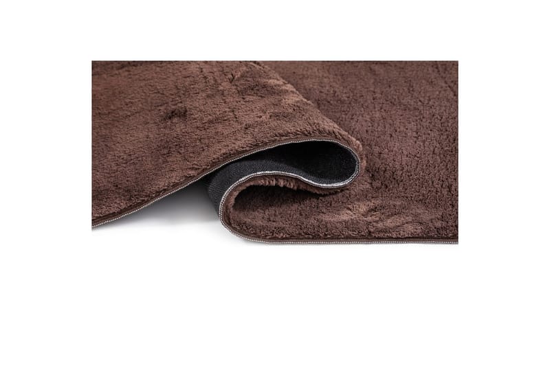 Tvättbar Matta Soft Rund - 240x240 cm, Choklad - Textilier & mattor - Mattor - Utomhusmattor - Plastmattor