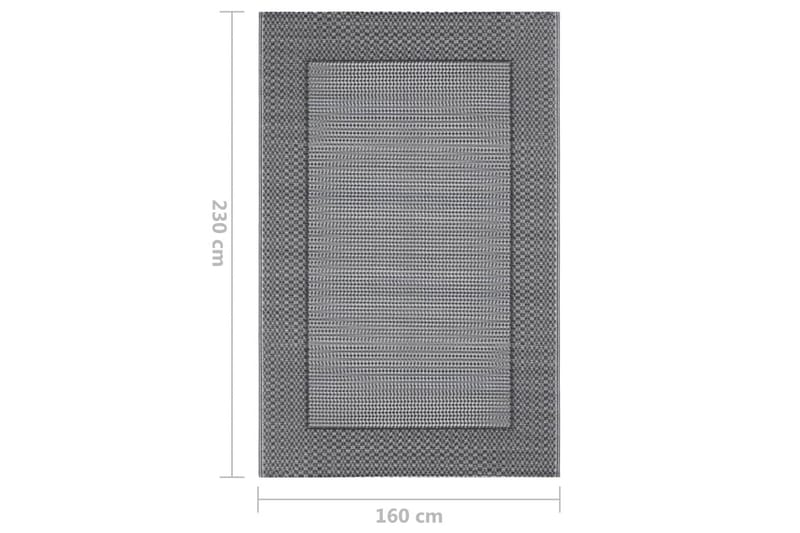 Utomhusmatta grå 160x230 cm PP - Textilier & mattor - Mattor - Utomhusmattor