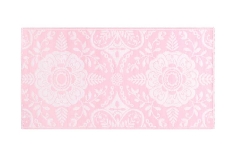 Utomhusmatta rosa 120x180 cm PP - Rosa - Utomhusmattor