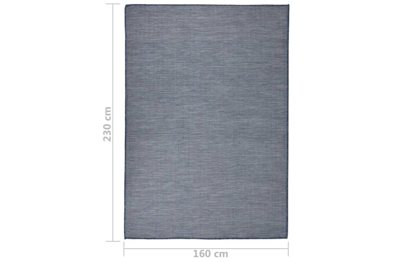 Utomhusmatta plattvävd 160x230 cm blå - Blå - Textilier & mattor - Mattor - Utomhusmattor