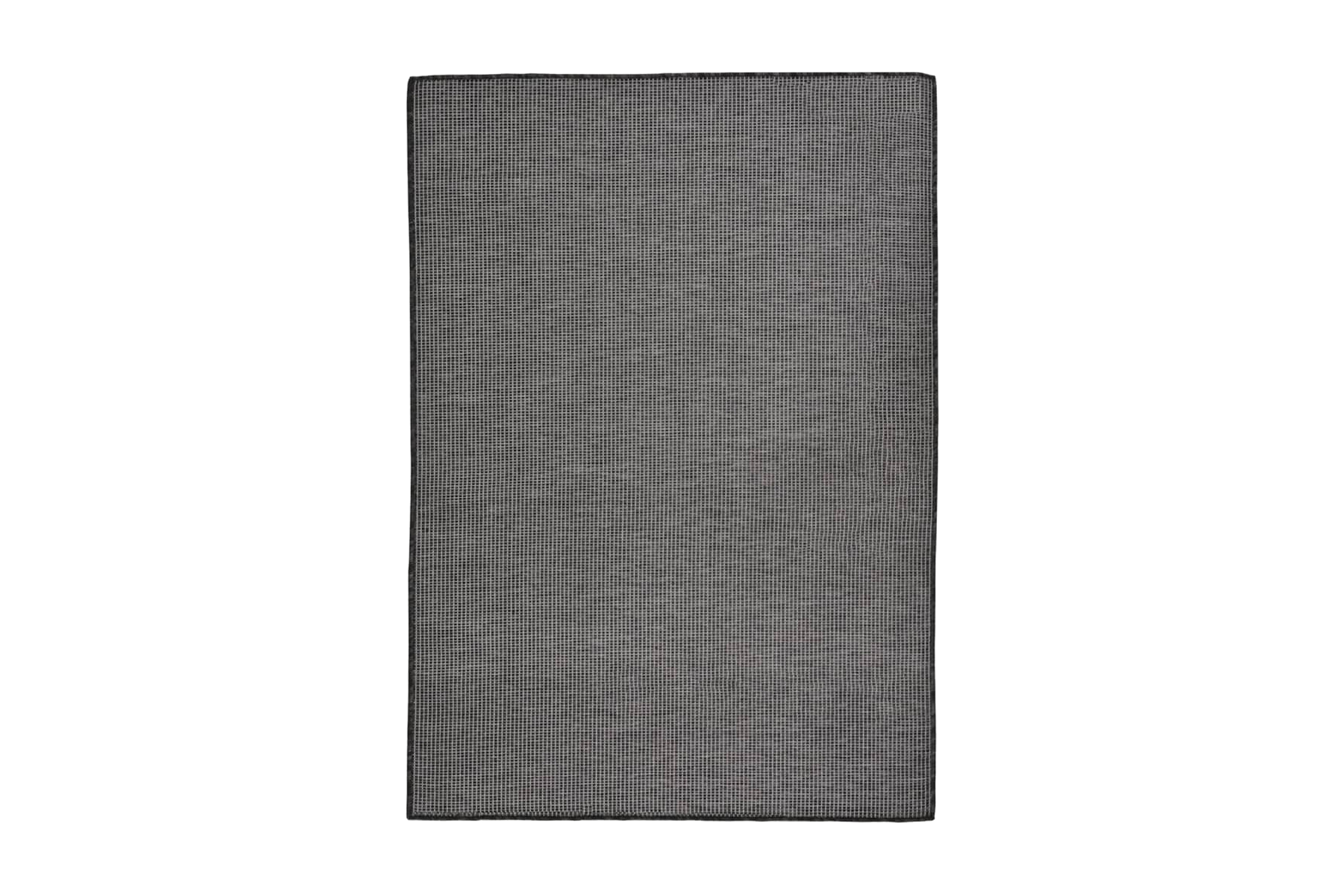 Utomhusmatta plattvävd 140×200 cm grå – Grå