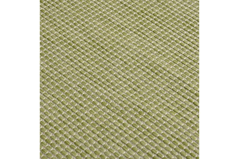 Utomhusmatta plattvävd 100x200 cm grön - Grön - Utomhusmattor
