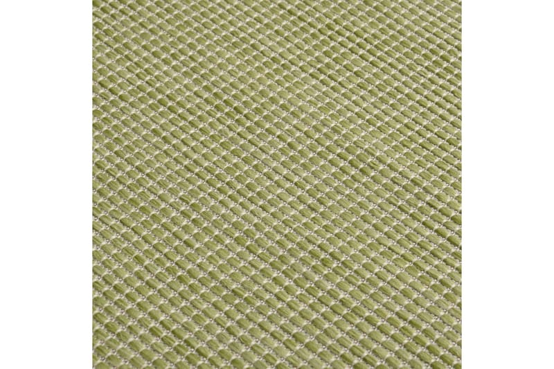 Utomhusmatta plattvävd 160x230 cm grön - Grön - Utomhusmattor