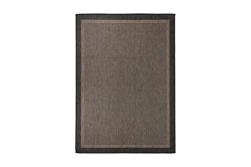Utomhusmatta plattvävd 120x170 cm mörkbrun - Brun - Textilier & mattor - Mattor - Utomhusmattor