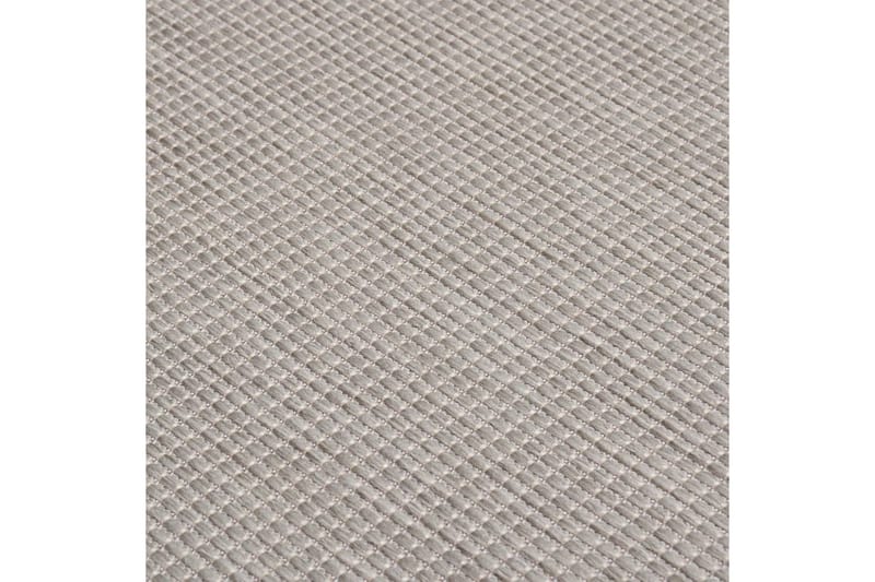 Utomhusmatta plattvävd 200x280 cm taupe - Taupe - Textilier & mattor - Mattor - Utomhusmattor