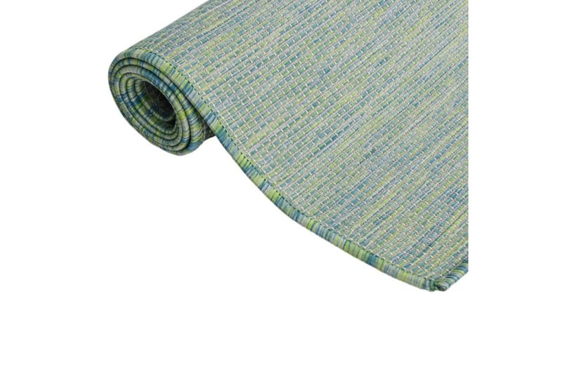 Utomhusmatta plattvävd 200x280 cm turkos - Turkos - Textilier & mattor - Mattor - Utomhusmattor