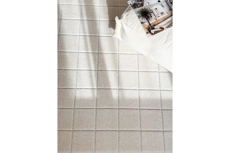 Wiltonmatta Hawaii Chess 200x200 cm, Creme - 200x200 cm, Creme - Textilier & mattor - Mattor - Stora mattor