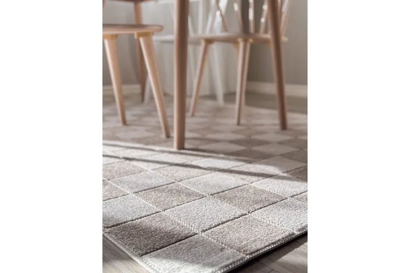 Wiltonmatta Hawaii Chess 240x240 cm, Linne - 240x240 cm, Linne - Textilier & mattor - Mattor - Stora mattor