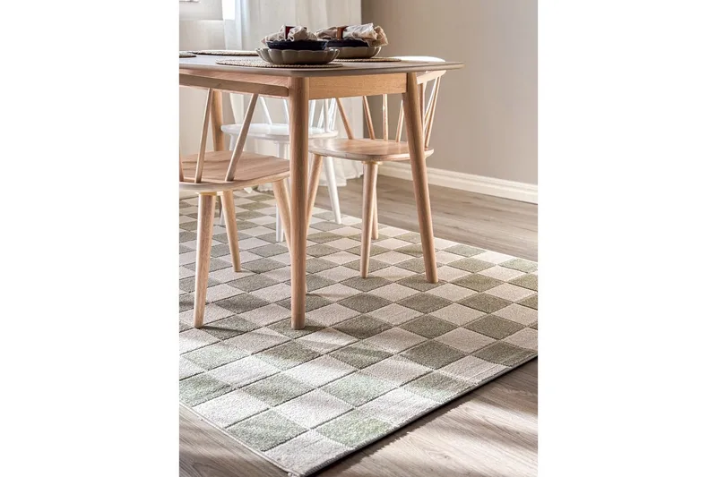 Wiltonmatta Hawaii Chess 240x340 cm, Grön - 240x340 cm, Grön - Textilier & mattor - Mattor - Stora mattor