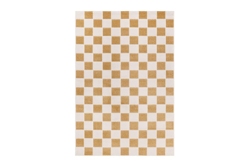 Wiltonmatta Hawaii Chess 240x340 cm, Gul - 240x340 cm, Gul - Textilier & mattor - Mattor - Utomhusmattor
