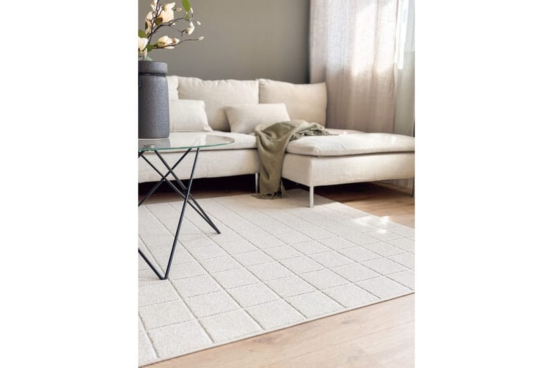Wiltonmatta Hawaii Chess 280x280 cm, Creme - 280x280 cm, Creme - Textilier & mattor - Mattor - Utomhusmattor